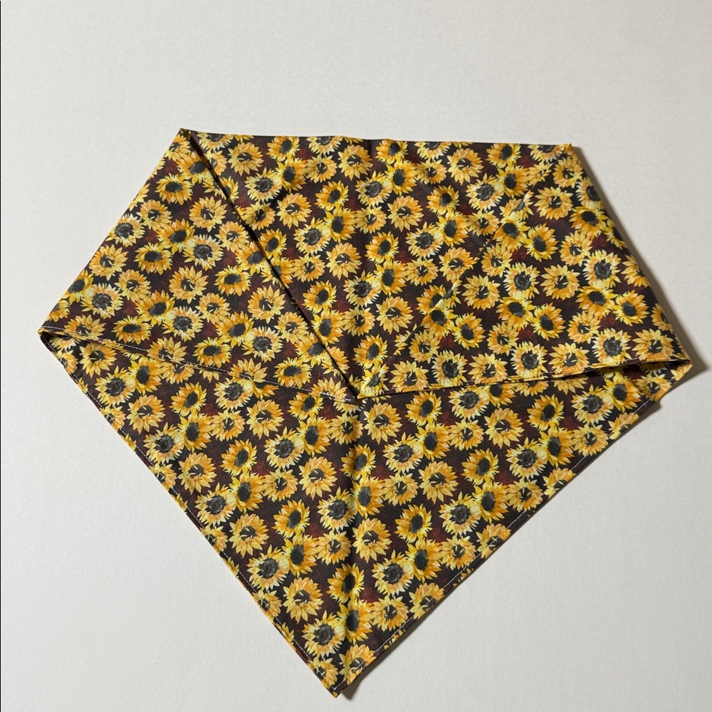 Pet Sunflower Bandana by Reggie in Bowties